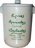 HERBS & SPICES - SALADS, Clay pot, 40g