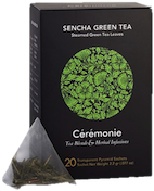 Crmonie Tea, SENCHA GREEN, 20 Pyramid Sachets, 50g